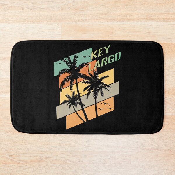 Item preview, Retro Key Largo Florida Palms Seagulls Design designed and sold by KoolMoDee.