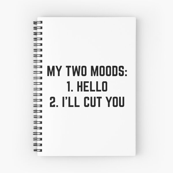 Item preview, Two Moods Funny Sarcasm Sarcastic Gift  designed and sold by haselshirt.