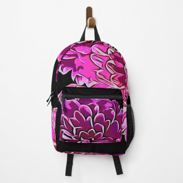 Item preview, Chrisanthemum purple on black designed and sold by LittleAngy.