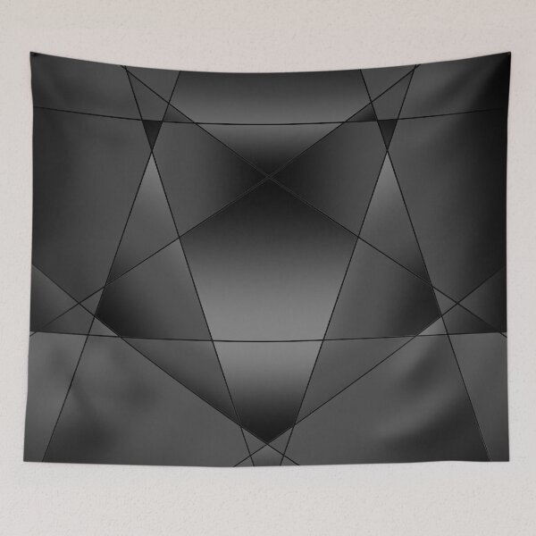 Item preview, Black Pentagon Gradient Pattern designed and sold by AJ505.