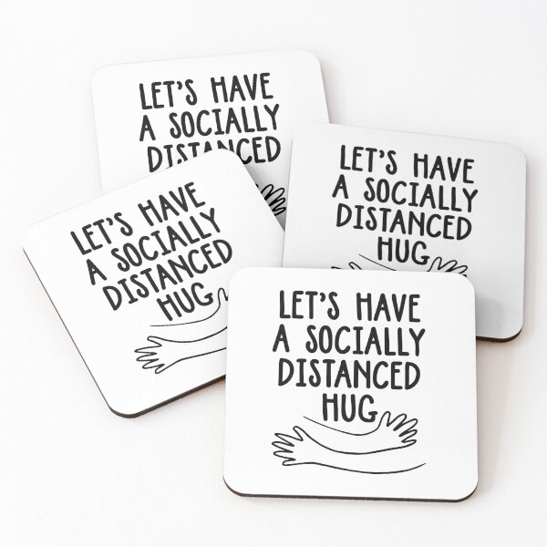 Item preview, Socially distanced hug designed and sold by Coolprints1.