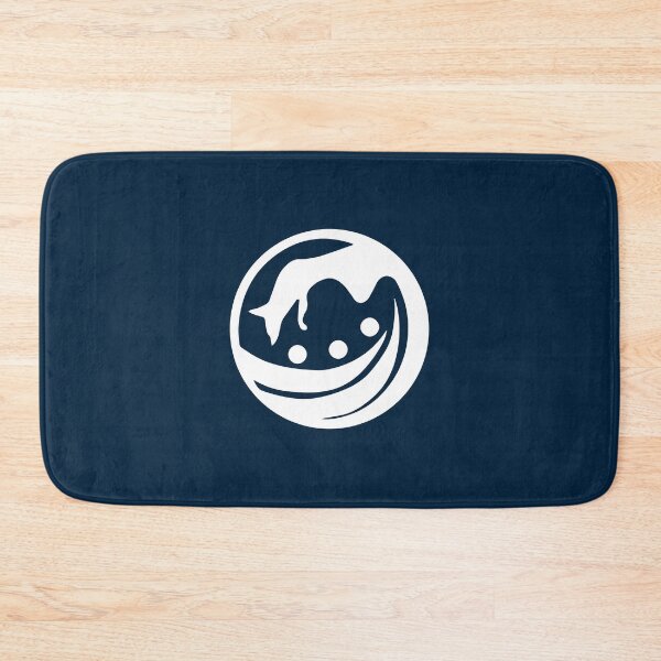 Item preview, Fox jumps over the Snow - Japanese Kamon Crest White Version designed and sold by reyners.