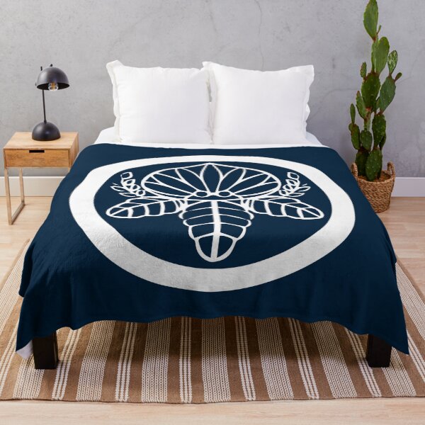 Item preview, Lotus Flower - Japanese Kamon Crest White Version designed and sold by reyners.