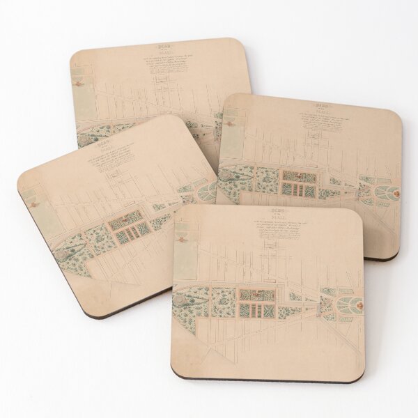 Item preview, Vintage DC Mall Map (1841) designed and sold by BravuraMedia.