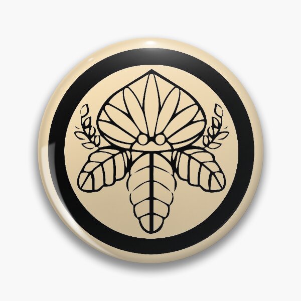 Item preview, Lotus Flower - Japanese Kamon Crest Black Version designed and sold by reyners.