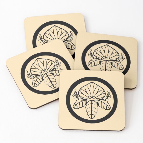 Item preview, Lotus Flower - Japanese Kamon Crest Black Version designed and sold by reyners.