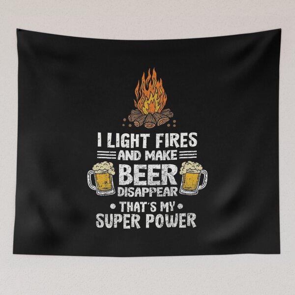 Item preview, Light Fires And Make Beer Disappear Alcohol Drinker designed and sold by haselshirt.