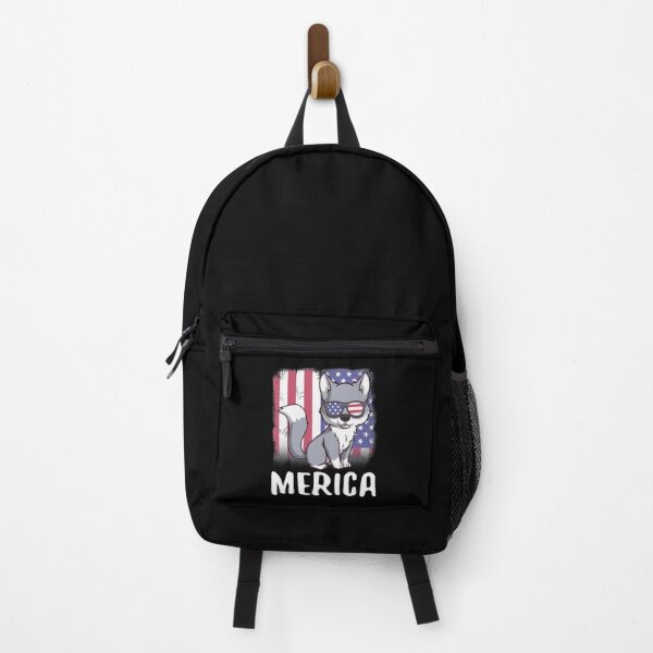 Item preview, Merica Wolf USA American Flag designed and sold by fatamyfan1.