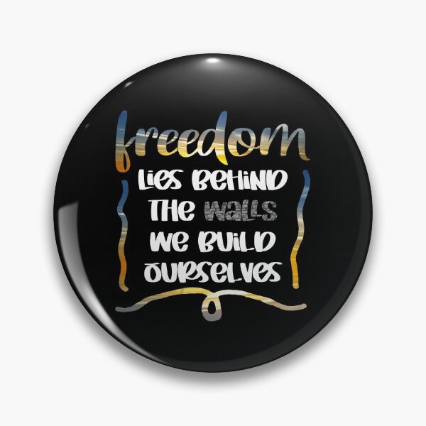 Item preview, Freedom lies behind our own walls designed and sold by ela-94.
