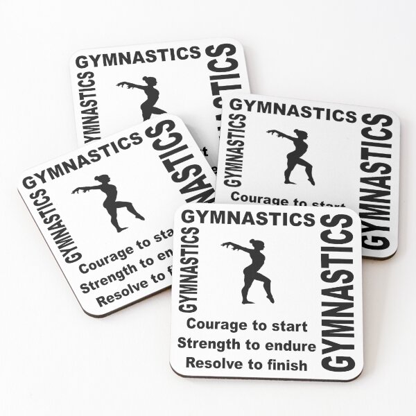 Item preview, Gymnastics Inspirational Quote designed and sold by wimblettdesigns.
