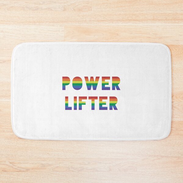Item preview, Power Lifter Gay Pride Golf Rainbow LGBTQIA designed and sold by QCuLT.