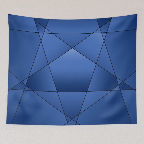 Item preview, Blue Pentagon Gradient Pattern designed and sold by AJ505.