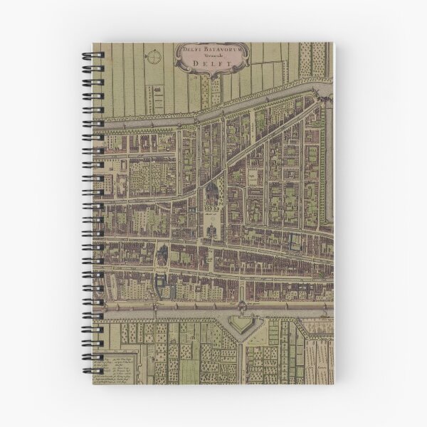 Item preview, Vintage Delft Netherlands Map (1698) designed and sold by BravuraMedia.