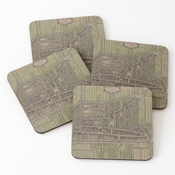 Item preview, Vintage Delft Netherlands Map (1698) designed and sold by BravuraMedia.