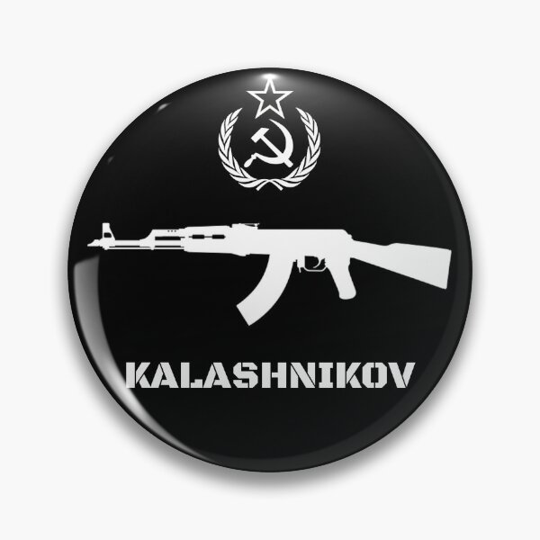 Item preview, Vintage Soviet Kalashnikov AK-47 CCCP Hammer & Sickle USSR Russia  designed and sold by TopTeeShop.