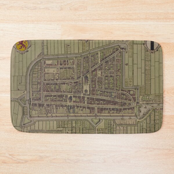 Item preview, Vintage Delft Netherlands Map (1698) designed and sold by BravuraMedia.