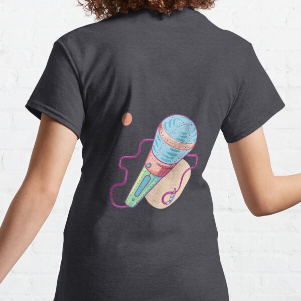 Mic T-Shirt Graphics Line Art Classic T-Shirt