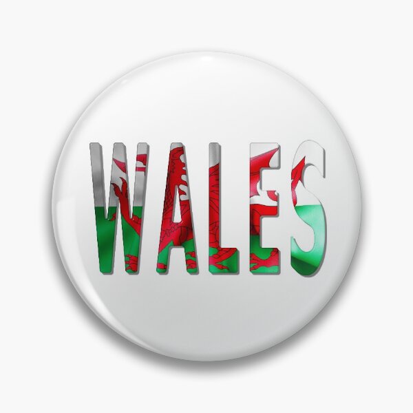 Item preview, Wales Word With Flag Texture designed and sold by MarkUK97.