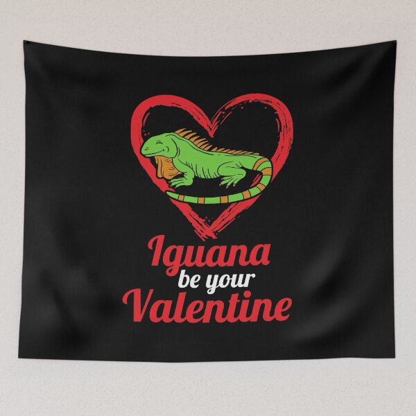 Item preview, Iguana Be Your Valentine Heart's Day Lizard Pet designed and sold by haselshirt.