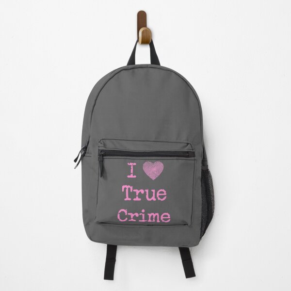 Item preview, I Love True Crime (Fingerprint heart) (pink) designed and sold by CrimeLab.