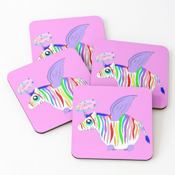 Item preview, Rainbow Zebra-fly designed and sold by Melanie Jeyakkumar.