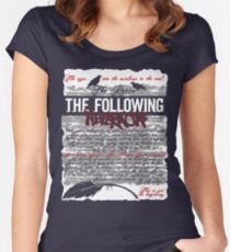 The Following:Nevermore Women's Fitted Scoop T-Shirt