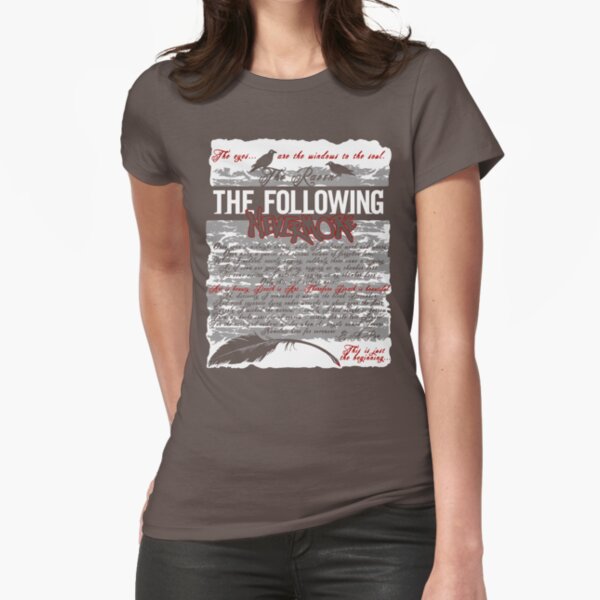 The Following:Nevermore Fitted T-Shirt