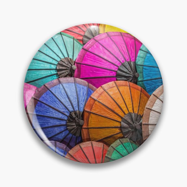 Item preview, Laos. Luang Prabang. Night Market. Colorful Umbrellas. designed and sold by vadim19.
