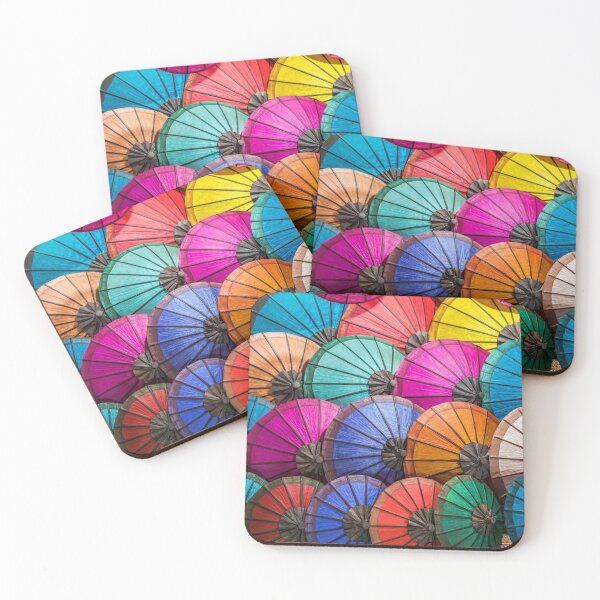 Item preview, Laos. Luang Prabang. Night Market. Colorful Umbrellas. designed and sold by vadim19.