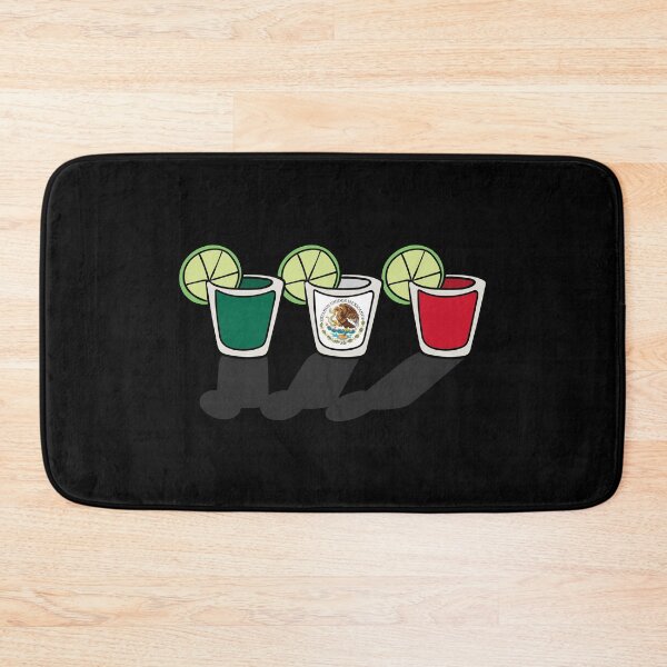 Item preview, Mexico Tequila Shooter & Lime Shadow - Mexican Patriotic Flag Colors designed and sold by KoolMoDee.