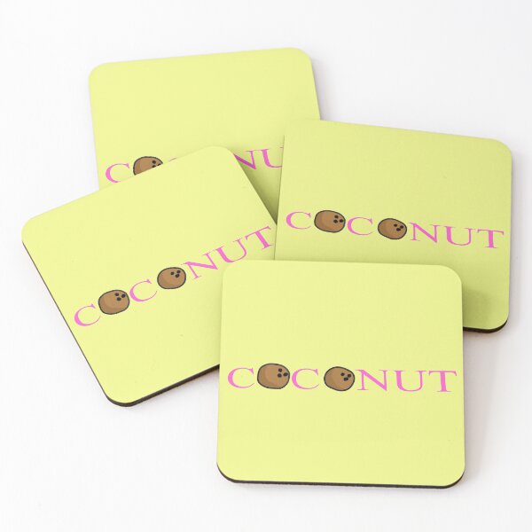 Item preview, Coconuts in the inscription designed and sold by FoxsJob.