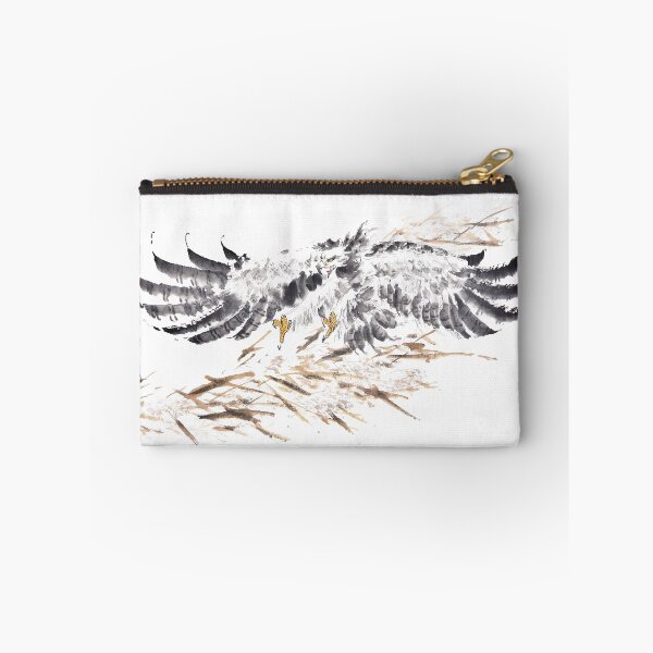 Item preview, Chinese ink painting - landing eagle as ink painting designed and sold by Kallandra.