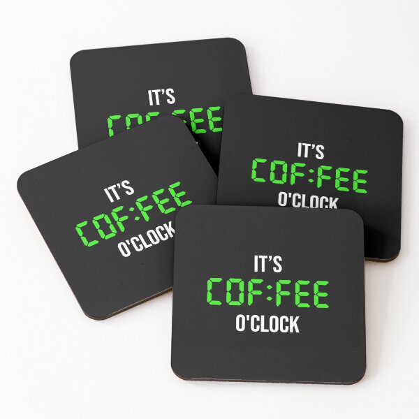 Item preview, It's Coffee O'Clock, Funny Coffee Quotes designed and sold by belmahdy.