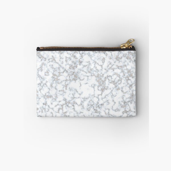 Item preview, Light Blue Marble Pattern with Silver Foil designed and sold by MarzStudio.
