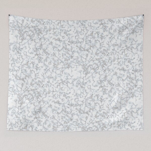 Item preview, Light Blue Marble Pattern with Silver Foil designed and sold by MarzStudio.