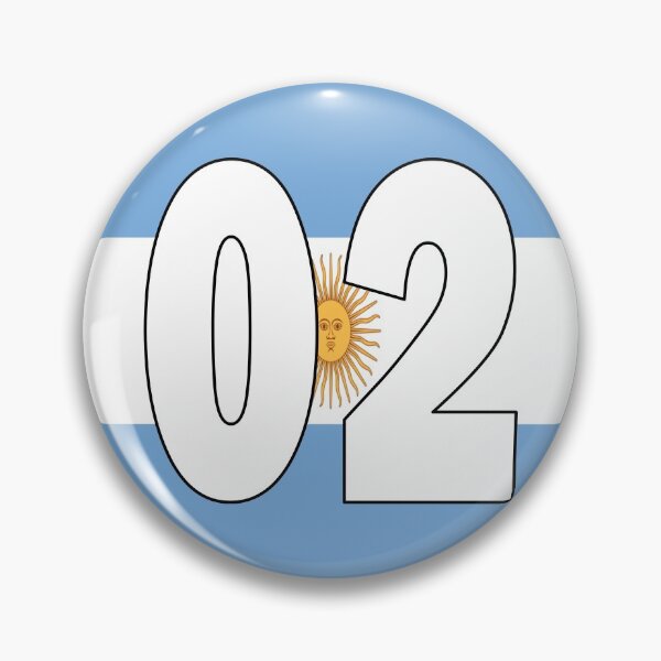 Item preview, Number 02 with Argentina flag on the background designed and sold by AllShirts21.