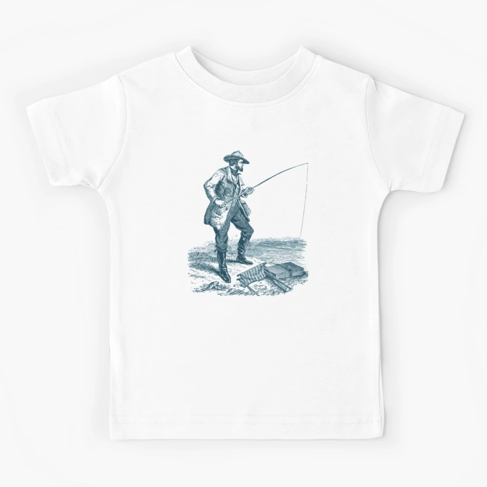 Vintage Fishing T-Shirt : Clothing, Shoes & Jewelry 