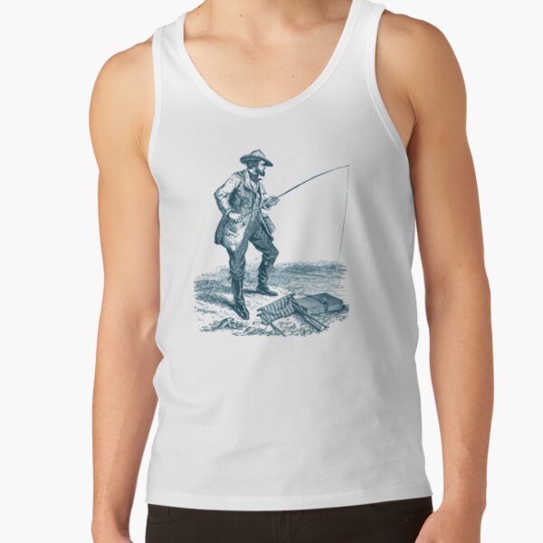 Men's Premium Tank Top-Fishing Fisher Gift Idea – Icontex