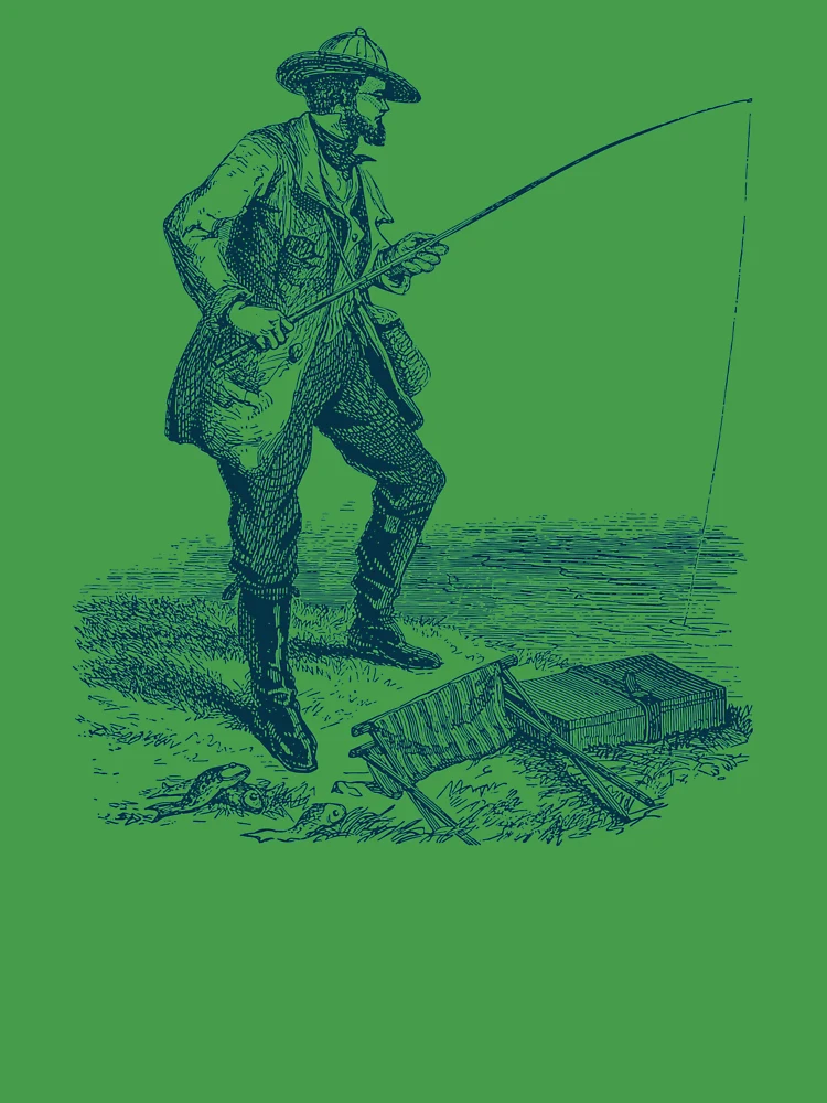 Vintage Fisherman 70 Birthday Retro Trout Fishing #1 Sticker by Amango  Design - Pixels