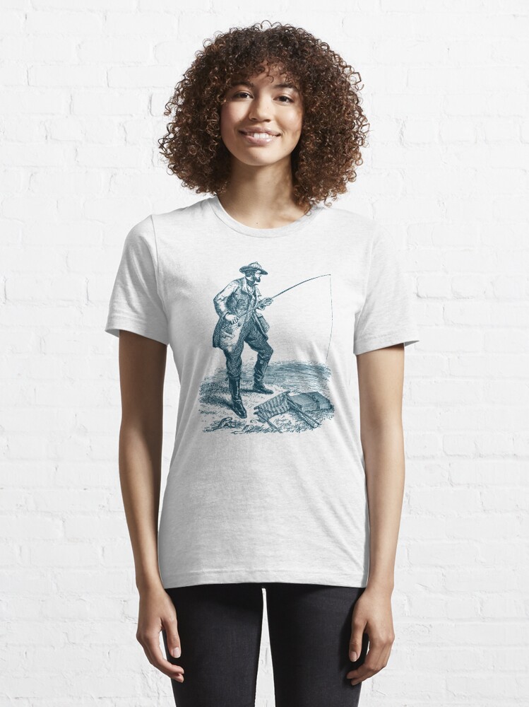 Fishing / Vintage Fisherman / Fishing Design / Fishing Lover / Fisherman  gift / Sport Fishing Essential T-Shirt for Sale by RedBoyShop