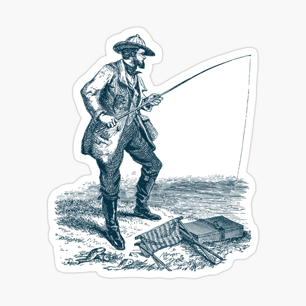Fishing / Vintage Fisherman / Fishing Design / Fishing Lover / Fisherman  gift / Sport Fishing Poster for Sale by RedBoyShop