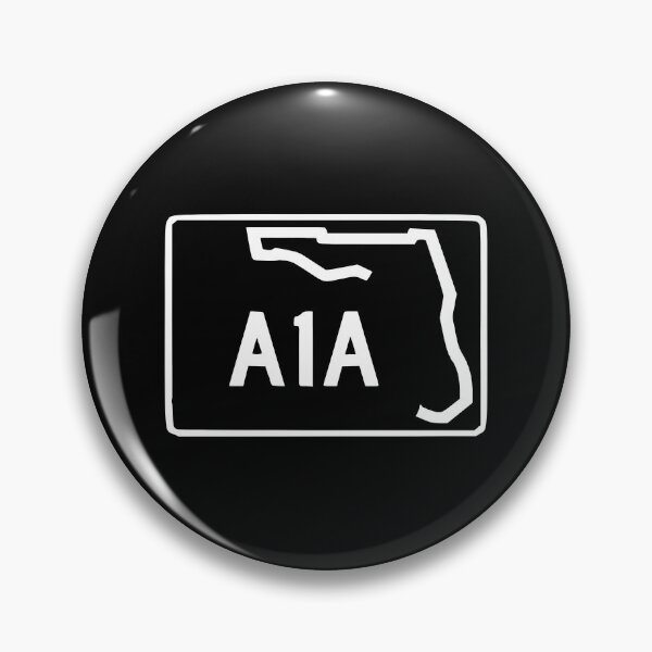 Item preview, Retro A1A Beachfront Avenue Florida State Sign designed and sold by KoolMoDee.