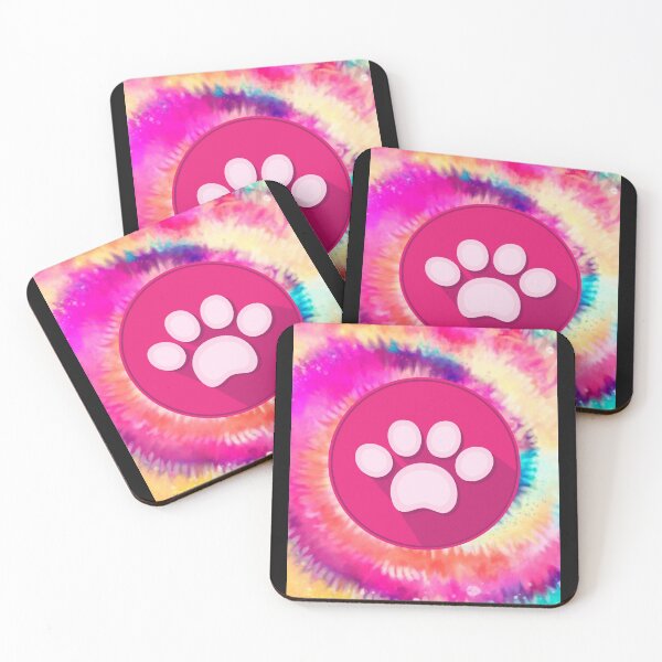 Item preview, Tie dye dog paw designed and sold by gadgetworks1984.