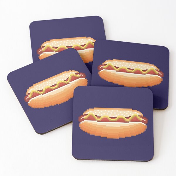 Item preview, Hot Dog Pixel Art designed and sold by Action Toons.