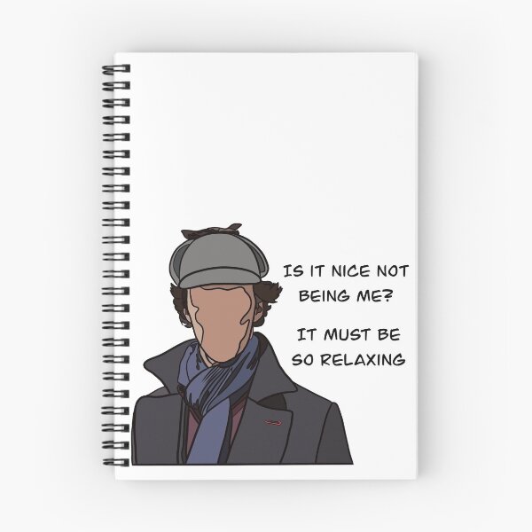 Item preview, Sherlock deerstalker words designed and sold by makemedinosore.