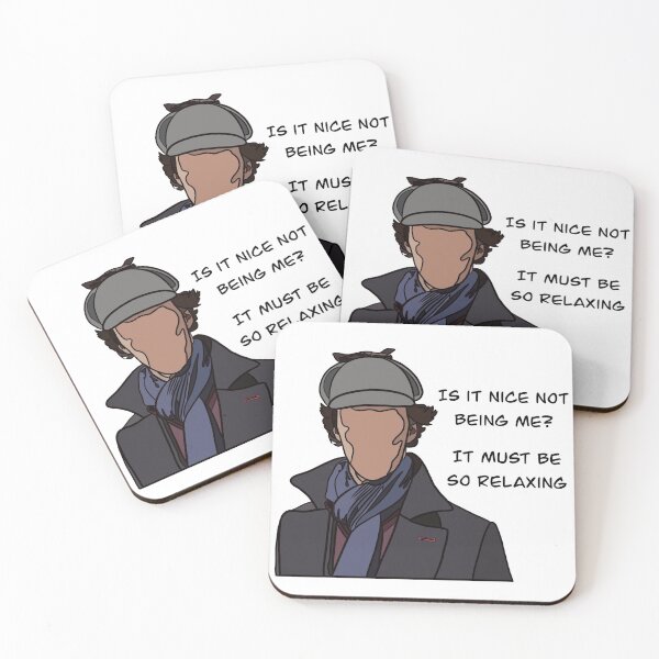 Item preview, Sherlock deerstalker words designed and sold by makemedinosore.