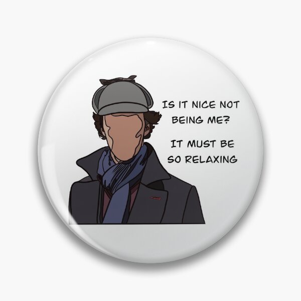 Item preview, Sherlock deerstalker words designed and sold by makemedinosore.