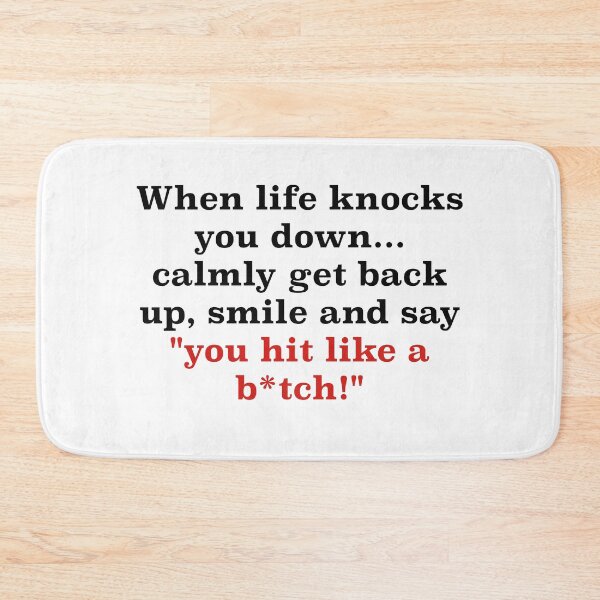Item preview, When life knocks you down.... designed and sold by TimConstable.