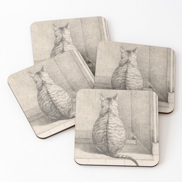Item preview, Cat from behind by Jean Bernard, 1812 designed and sold by Vintage Wall Art.