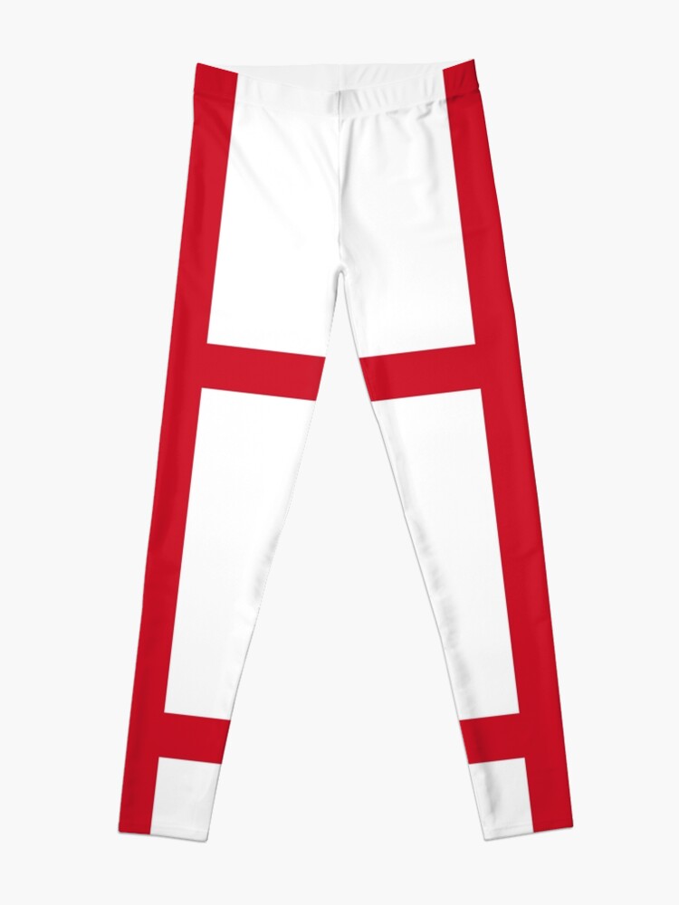 Cross of Saint George Red Cross on White Backgroun Leggings